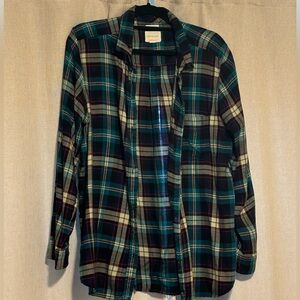 American Eagle Boyfriend Fit Flannel Size XL